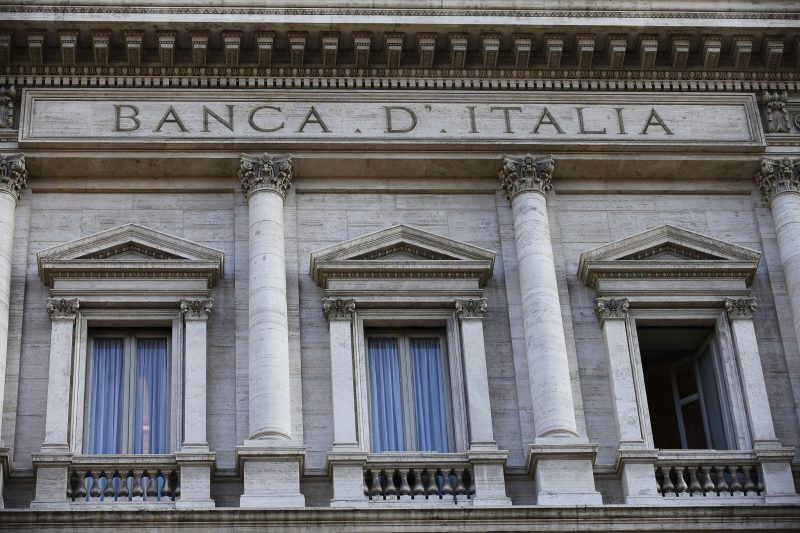 La sede della Banca d'Italia, Palazzo Koch, oggi 21 ottobre a Roma.
ANSA/ALESSANDRO DI MEO